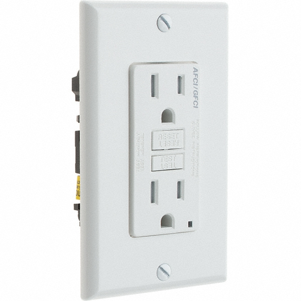 Tower 1 Phase, 5-15P, 5-15R NEMA, 125 VAC, 15 Amp, GFCI Receptacle - 30340001