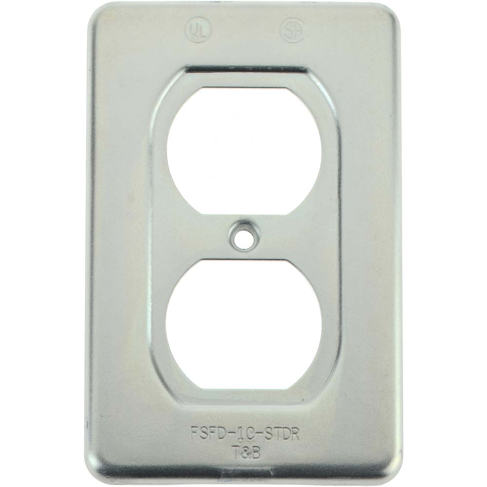 Thomas & Betts Electrical Device Box: Iron, Rectangle, 5.38" OAH, 2-3/4" OAW, 2" OAD, 1 Gang - FSC3-TB