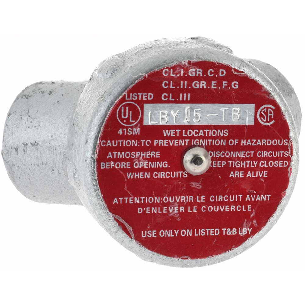 Cooper Crouse-Hinds Electrical Outlet Box: Aluminum, Rectangle, 4-9/16" OAH, 2-7/8" OAW, 2" OAD, 1 Gang - TP7058