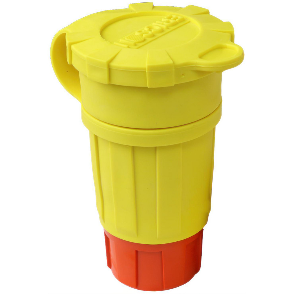 Ericson Mfg Twist Lock Plugs & Connectors: Connector Type: Connector; Grade: Industrial; Material: Nylon, PBT, Brass, Thermoplastic Elastomer; Grounding Style: Grounding - 2428-CW6P-AM