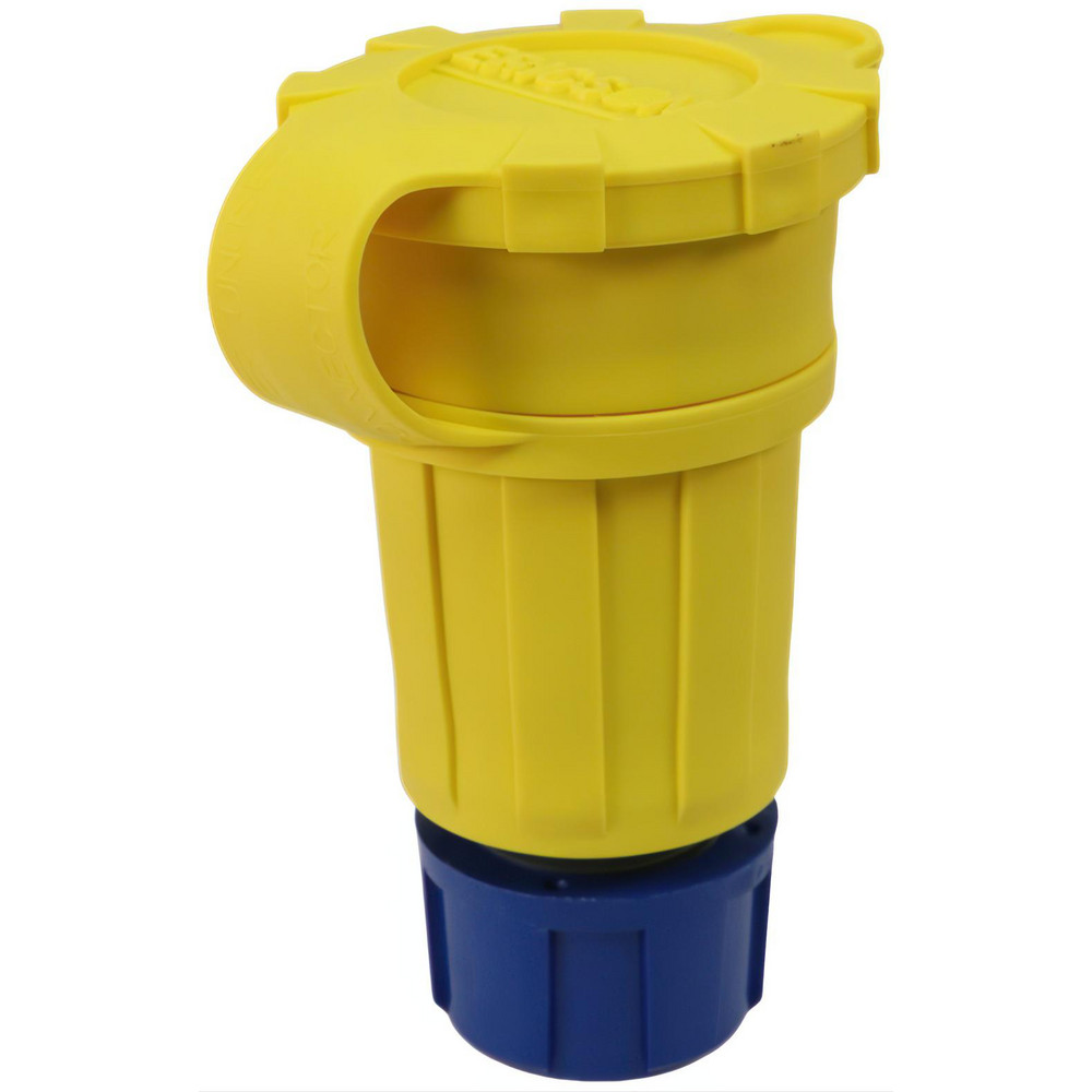 Ericson Mfg Twist Lock Plugs & Connectors: Connector Type: Connector; Grade: Industrial; Material: Nylon, PBT, Brass, Thermoplastic Elastomer; Grounding Style: Grounding - 2428-CW6P