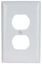 Pass & Seymour 1 Gang, 4-11/16 Inch Long x 2-15/16 Inch Wide, Standard Outlet Wall Plate - TP8
