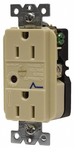 Pass & Seymour 1 Gang, 4-11/16 Inch Long x 2-15/16 Inch Wide, Standard Outlet Wall Plate - TP8