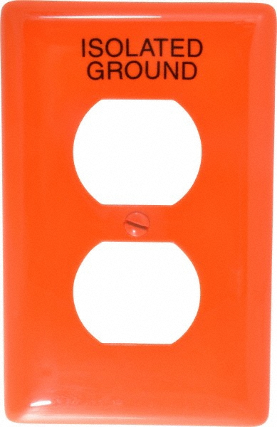 Pass & Seymour 1 Gang, 4-11/16 Inch Long x 2-15/16 Inch Wide, Standard Outlet Wall Plate - TP8