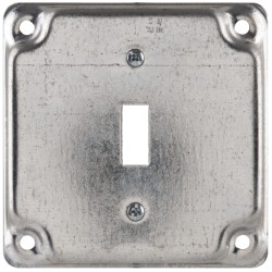 Bryant Electric Wall Plates; Wall Plate Type: Switch Plates; Wall Plate Configuration: Toggle Switch; Shape: Rectangle; Wall Plate Size: Standard; Number of Gangs: 1; Overall Length (mm): 4.6300 in; Overall Length (Inch): 4.6300; Overall Width (Decimal Inch): 2.8800; Overall Width (mm): 2.8800 in - P1I