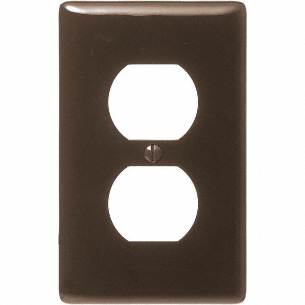 Bryant Electric Wall Plates; Wall Plate Type: Switch Plates; Wall Plate Configuration: Toggle Switch; Shape: Rectangle; Wall Plate Size: Standard; Number of Gangs: 1; Overall Length (mm): 4.6300 in; Overall Length (Inch): 4.6300; Overall Width (Decimal Inch): 2.8800; Overall Width (mm): 2.8800 in - P1I