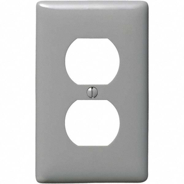 Bryant Electric Wall Plates; Wall Plate Type: Switch Plates; Wall Plate Configuration: Toggle Switch; Shape: Rectangle; Wall Plate Size: Standard; Number of Gangs: 1; Overall Length (mm): 4.6300 in; Overall Length (Inch): 4.6300; Overall Width (Decimal Inch): 2.8800; Overall Width (mm): 2.8800 in - P1I