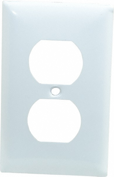 Bryant Electric Wall Plates; Wall Plate Type: Switch Plates; Wall Plate Configuration: Toggle Switch; Shape: Rectangle; Wall Plate Size: Standard; Number of Gangs: 1; Overall Length (mm): 4.6300 in; Overall Length (Inch): 4.6300; Overall Width (Decimal Inch): 2.8800; Overall Width (mm): 2.8800 in - P1I