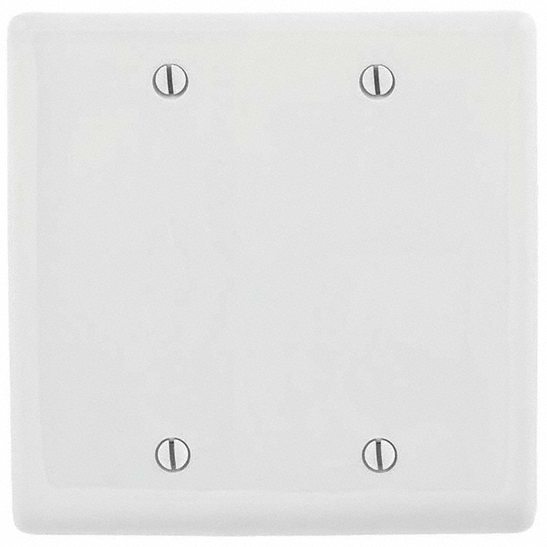 Hubbell Wiring Device-Kellems Wall Plates: Wall Plate Type: Combination Wall Plates; Color: White; Wall Plate Configuration: Toggle Switch; Material: Thermoplastic - P126W