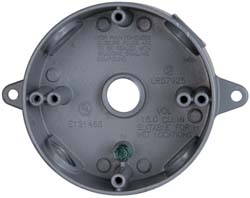 Cooper Crouse-Hinds Electrical Wall Box: Steel, Rectangle, 4-1/2" OAH, 8-5/8" OAW, 1-5/8" OAD, 3 Gangs - TP630
