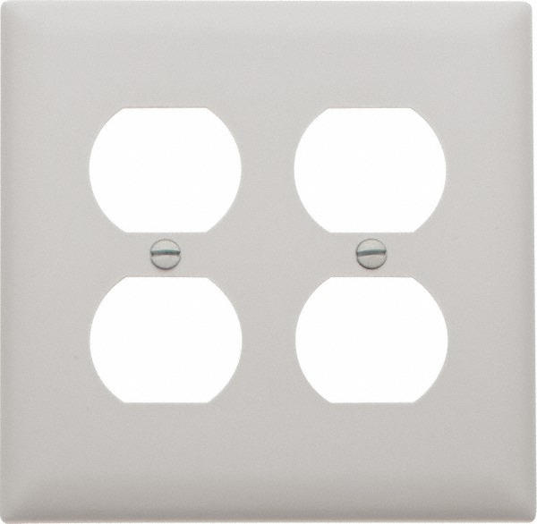 Pass & Seymour 1 Gang, 4-11/16 Inch Long x 2-15/16 Inch Wide, Standard Outlet Wall Plate - TP8LA