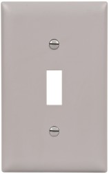 Pass & Seymour 1 Gang, 4-11/16 Inch Long x 2-15/16 Inch Wide, Standard Switch Plate - TP13