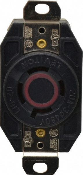 Cooper Wiring Devices 125 VAC, 20 Amp, L5-20R NEMA, Self Grounding Receptacle - CWL520R