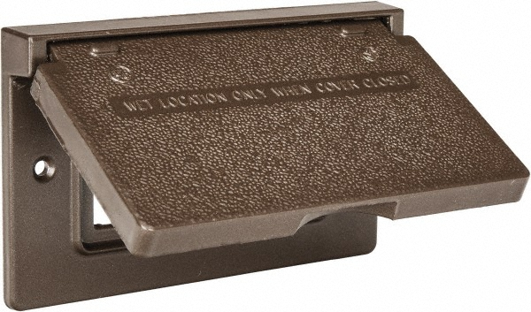 Cooper Crouse-Hinds Weather Proof Electrical Box Cover: Aluminum - TP7238