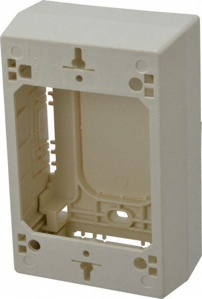 Hubbell-Raco Electrical Device Box: Steel, Rectangle, 4.22" OAH, 3" OAW, 2-1/2" OAD, 1 Gang - 508