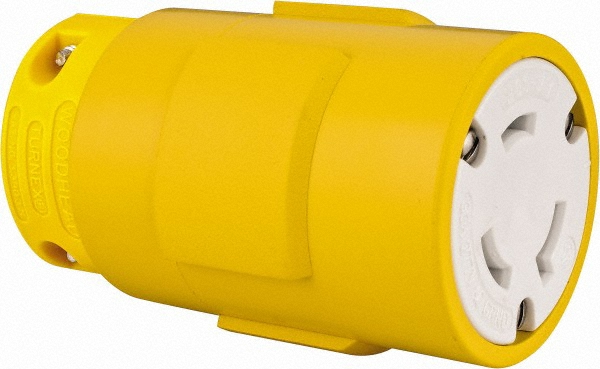 Value Collection Straight Blade Connector: Industrial, L7-30, 277VAC, Yellow - 2949