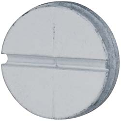 Cooper Crouse-Hinds Zinc Closure Plug: 1/2" Gray - TP7940