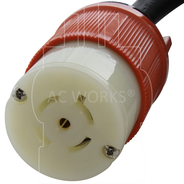 Ac Works SOOW; Cold Weather Extension Cord, 12 AWG, Indoor/Outdoor, 12/5, 1 Outlets, Black, Rubber, Nylon - L2120PR-010