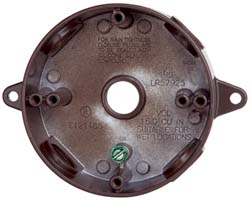 Thomas & Betts Electrical GUAX Box: Iron, Round, 3-1/2" OAW, 2.31" OAD - GUAX37-TB