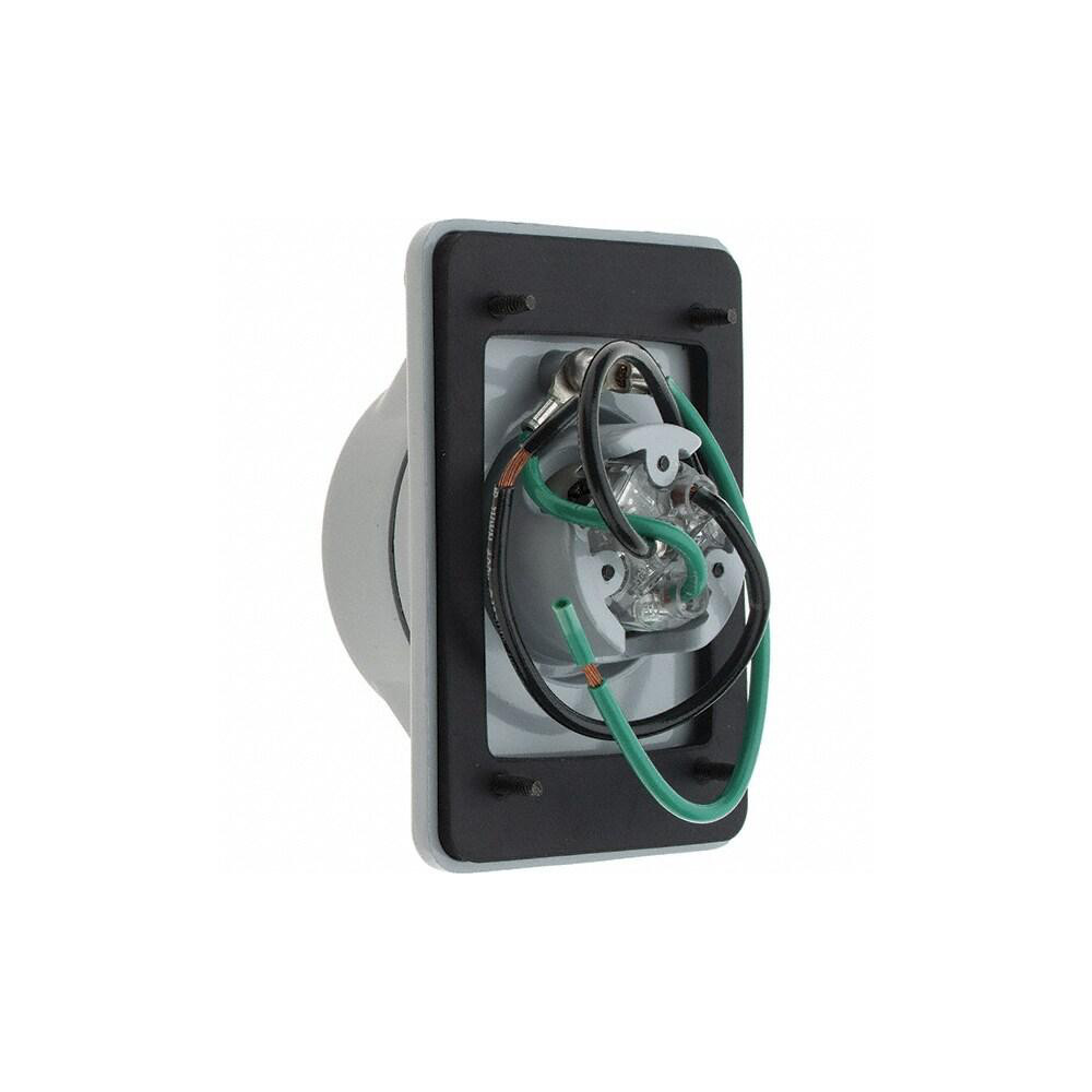Leviton Straight Blade Single Receptacle: NEMA 6-20R, 20 Amps - LNR96-4