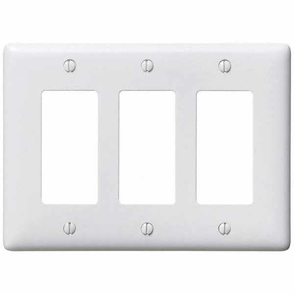 Hubbell Wiring Device-Kellems Wall Plates: Wall Plate Type: Switch Plates; Color: Brown; Wall Plate Configuration: Toggle Switch; Material: Thermoplastic - P3