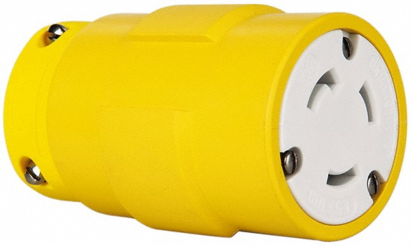 Value Collection Straight Blade Connector: Industrial, L5-30, 125VAC, Yellow - 2947