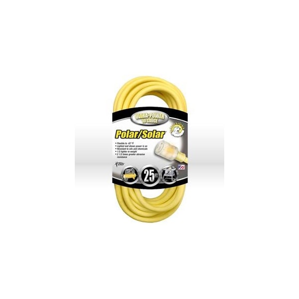 Southwire SJEOW; Polar/Solar Extension Cord, 10 AWG, Outdoor, 10/3 - 01787