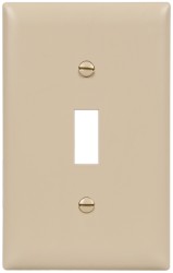 Pass & Seymour 1 Gang, 4-11/16 Inch Long x 2-15/16 Inch Wide, Standard Switch Plate - TP1I