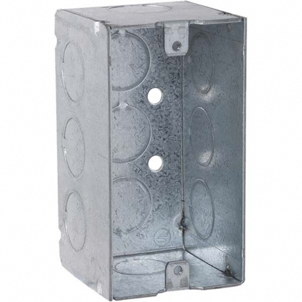 O-Z/Gedney Electrical Device Box: Iron, Rectangle, 1 Gang - FSX-1-50