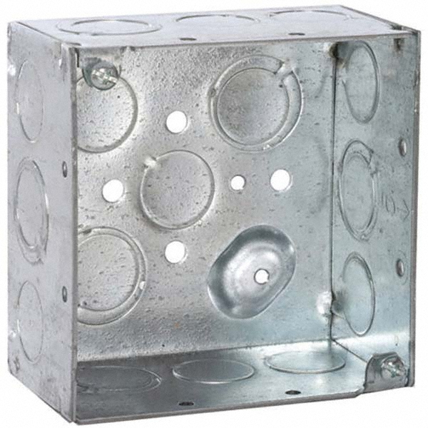 O-Z/Gedney Electrical Device Box: Iron, Rectangle, 1 Gang - FSX-1-50