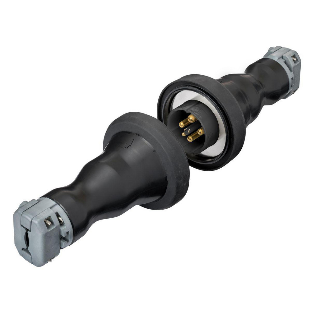 Hubbell Wiring Device-Kellems Pin & Sleeve Plugs & Connectors: Pin Configuration: 4; Number Of Poles: 4; Amperage: 60.0000; Voltage: 480.00 - HBLBA4F