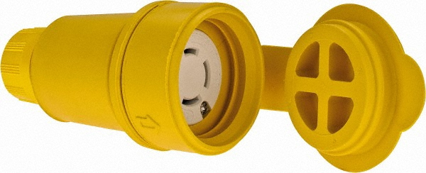Leviton 250 VAC, 20 Amp, L15-20R NEMA, Self Grounding Receptacle - 2420