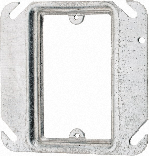 Leviton Device Electrical Box Cover: Aluminum & Galvanized Zinc - WM2S-GY