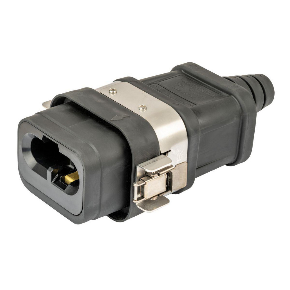Hubbell Wiring Device-Kellems Pin & Sleeve Plugs & Connectors: Pin Configuration: 3; Number Of Poles: 2; Amperage: 60.0000; Voltage: 347.00, 125.00, 277.00 - HBLBA3MN