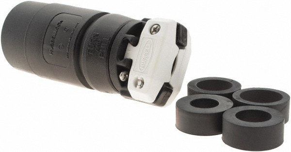 Hubbell Wiring Device-Kellems Straight Blade Duplex Receptacle: NEMA 5-20R, 20 Amps, Self-Grounding - 8300IV