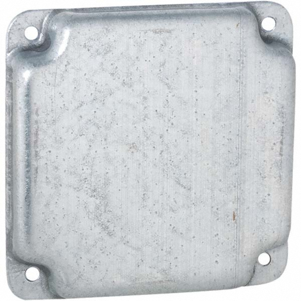 Hubbell-Raco Electrical Box Cover: Steel - 861