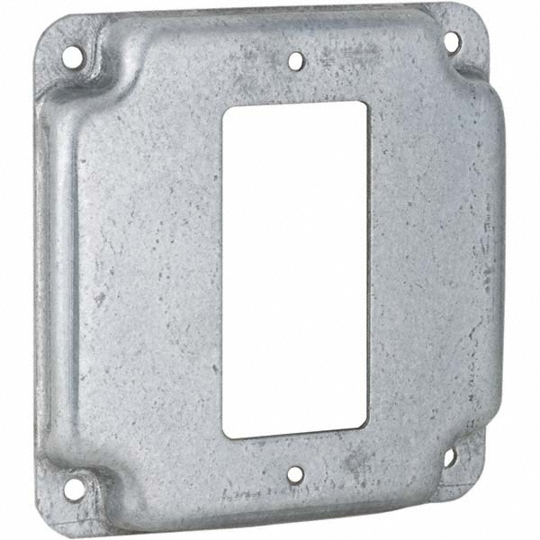 Hubbell-Raco Electrical Box Cover: Steel - 861