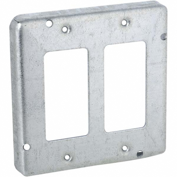 Hubbell-Raco Electrical Box Cover: Steel - 861