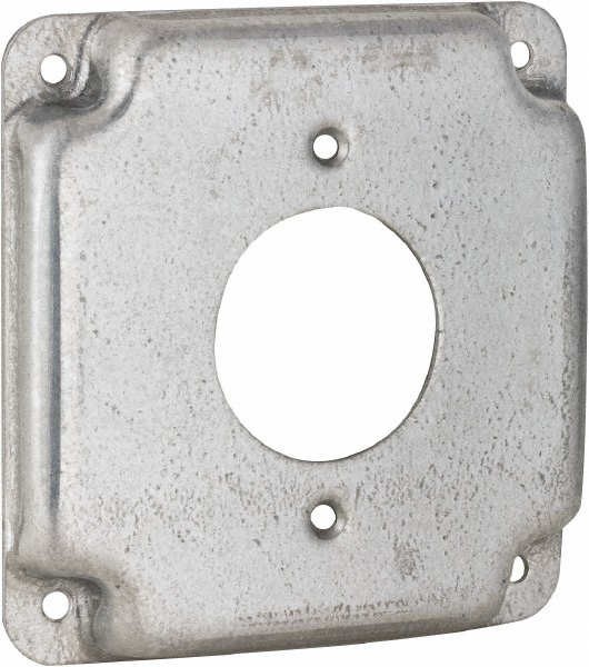 Hubbell-Raco Electrical Box Cover: Steel - 861
