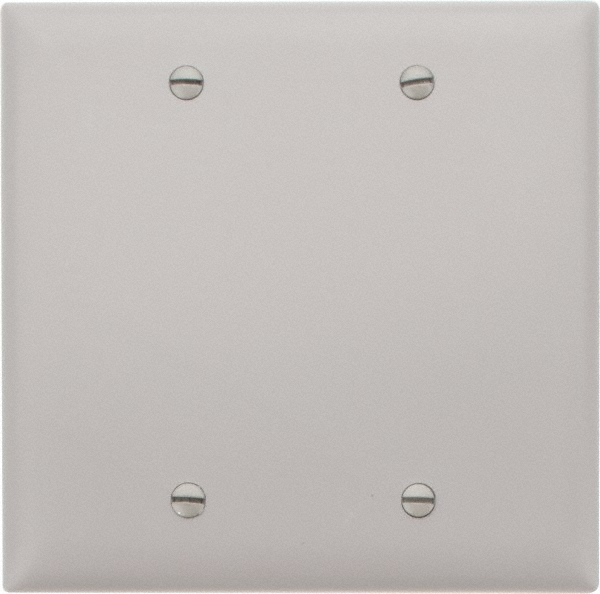 Pass & Seymour 2 Gang, 4-3/4 Inch Long x 4-11/16 Inch Wide, Standard Switch Plate - TP2LA