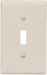 Pass & Seymour 2 Gang, 4-3/4 Inch Long x 4-11/16 Inch Wide, Standard Switch Plate - TP2LA