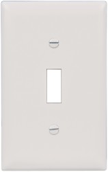 Pass & Seymour 2 Gang, 4-3/4 Inch Long x 4-11/16 Inch Wide, Standard Switch Plate - TP2LA