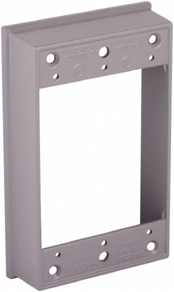 Ericson Mfg Electrical Boxes: Electrical Box Type: Portable Outlet; Electrical Box Shape: Rectangle; Weather Resistance: Weather-Resistant; Cover Included: Yes - 8005B
