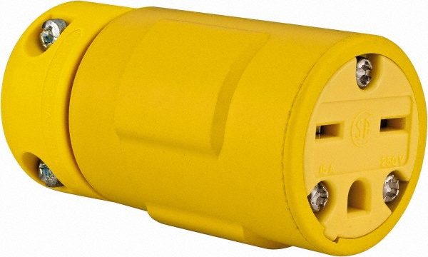 Value Collection Straight Blade Connector: Industrial, 6-15, 250VAC, Yellow - 1549