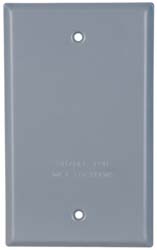 Thomas & Betts Weather Proof Electrical Box Cover: Stainless Steel - WR74-81C