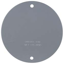 Thomas & Betts Weather Proof Electrical Box Cover: Stainless Steel - WR74-81C