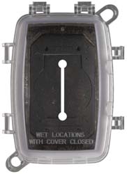 Cooper Crouse-Hinds Weather Proof Electrical Box Cover: Aluminum - TP7159