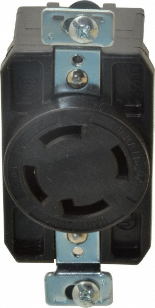 Leviton 125 VAC, 30 Amp, L5-30R NEMA, Self Grounding Receptacle - 2610