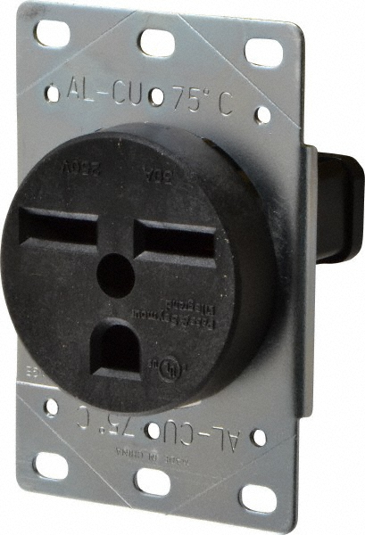 Leviton 125 VAC, 30 Amp, L5-30R NEMA, Self Grounding Receptacle - 2610