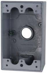 Hubbell-Raco Electrical Device Box: Steel, Square, 7" OAH, 4-3/8" OAW, 2.188" OAD, 2 Gangs - 681